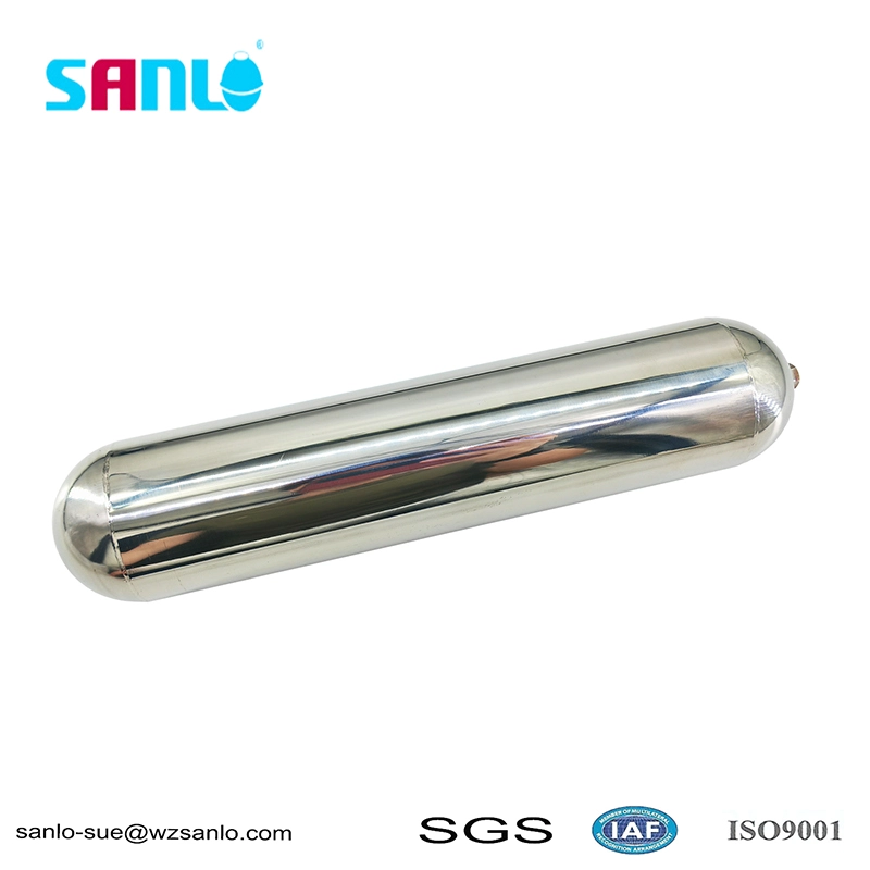 SUS316L鋼製フロートボール63*300 水槽用M6付